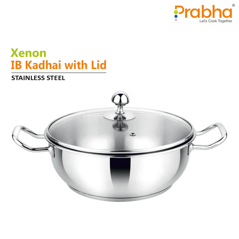 Xenon IB Kadhai With Lid – 2L, 20cm
