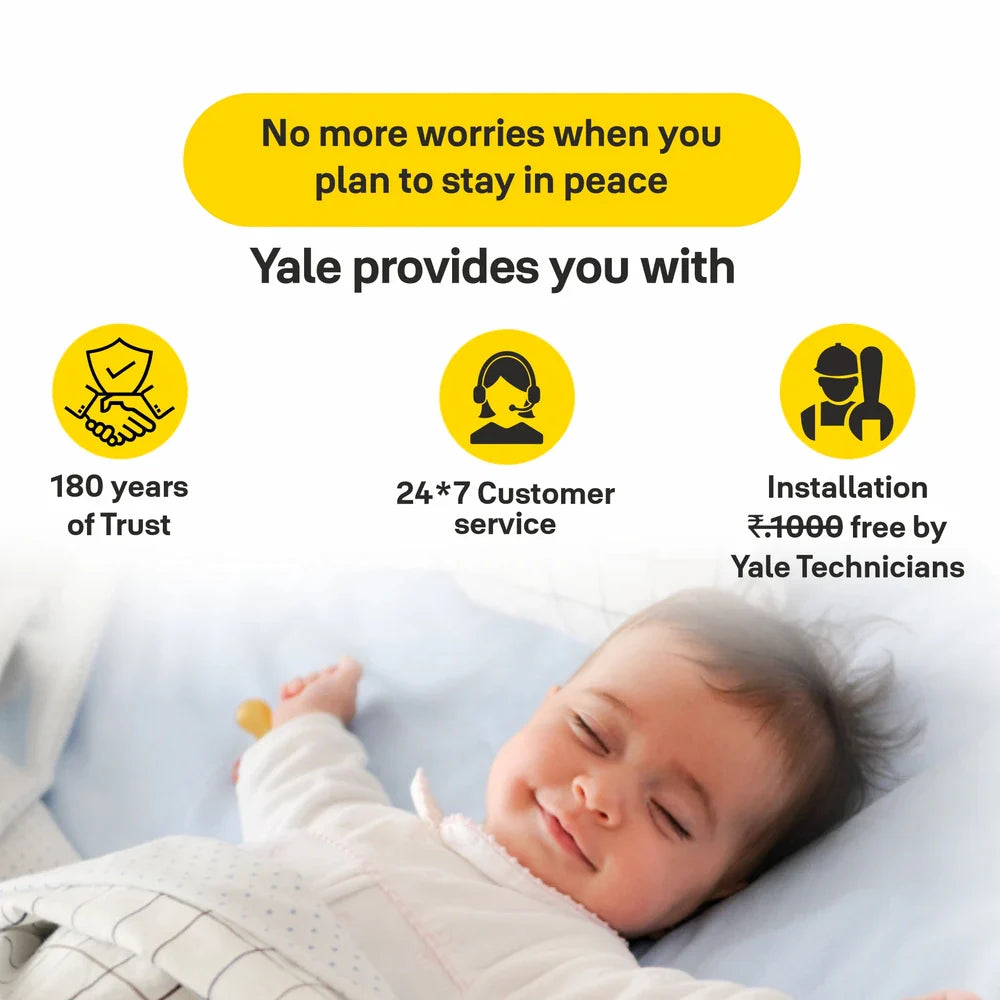 YDM 7116A Smart Lock (Champagne Gold)