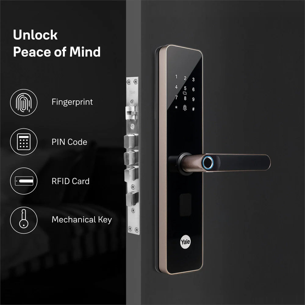 YDME 100 NxT Smart Door Lock (Brown)