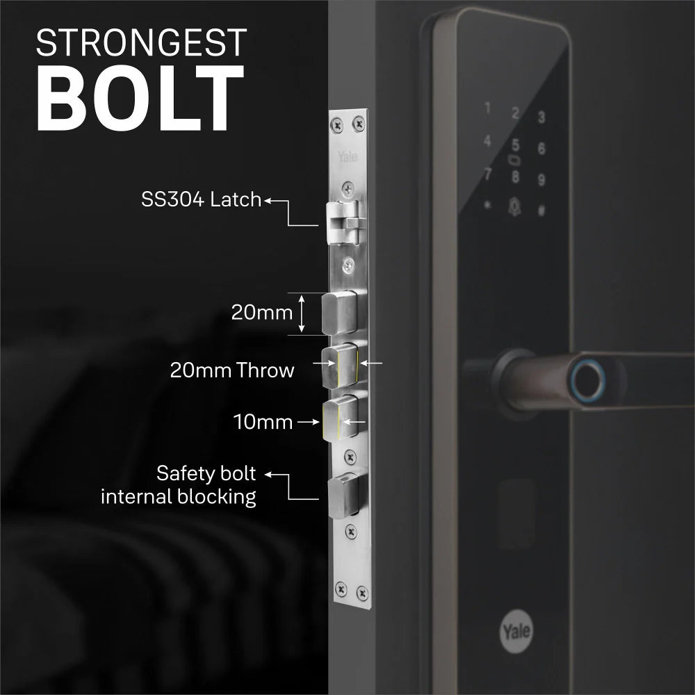YDME 100 NxT Smart Door Lock (Brown)