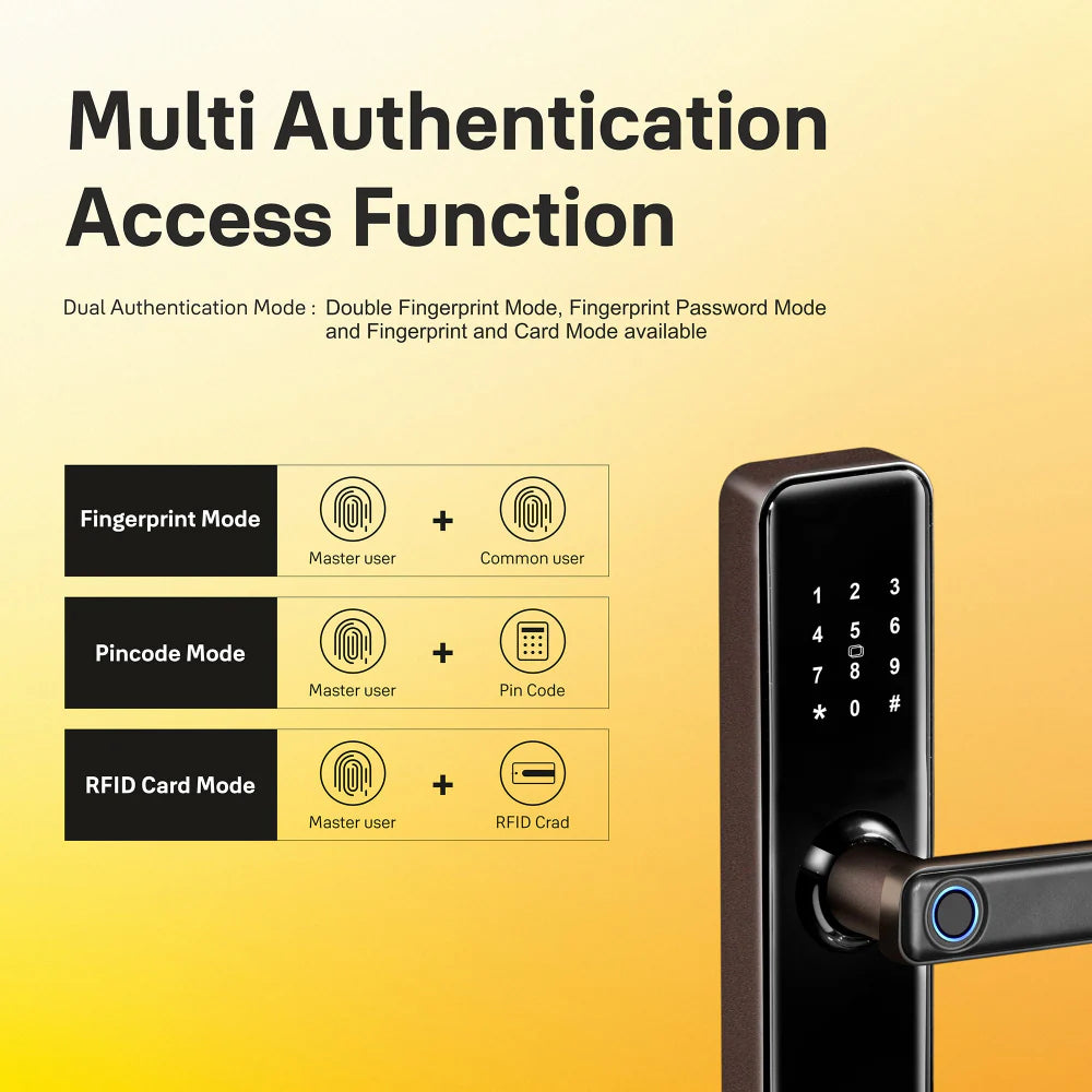 YDME 50 NxT Smart Door Lock (Brown)