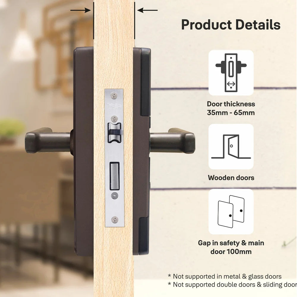YDME 50 NxT Smart Door Lock (Brown)