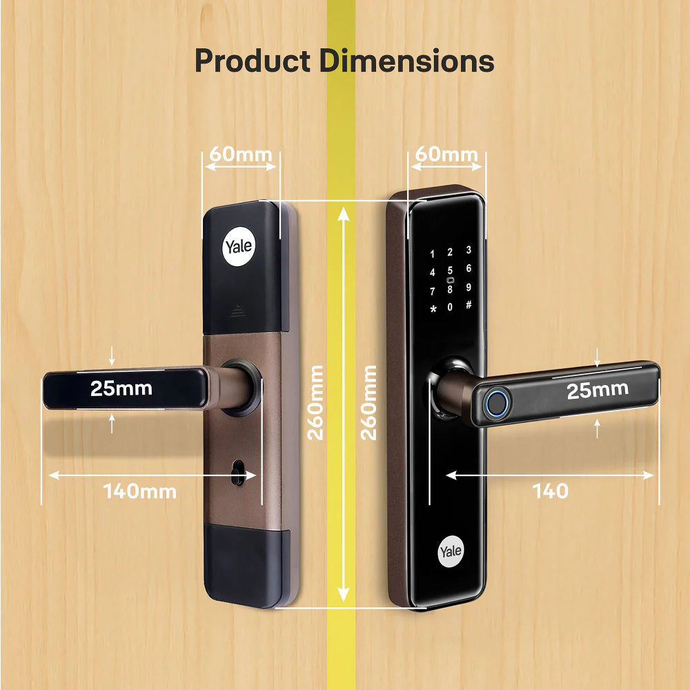 YDME 50 NxT Smart Door Lock (Brown)
