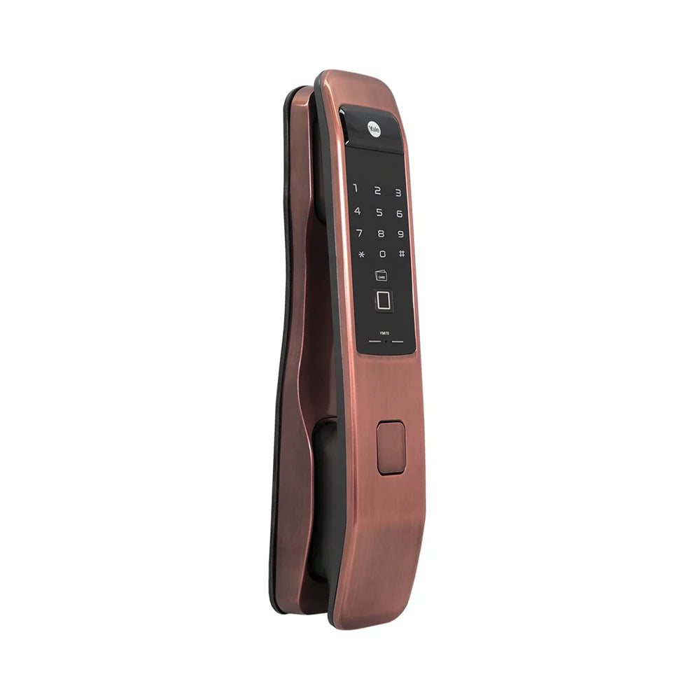 YMI 70 RB - A Series Push Pull Smart Lock (Red Bronze)
