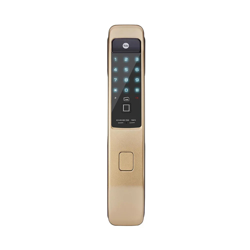 YMI 70 CG - A Series Push Pull Smart Lock (Red Gold)