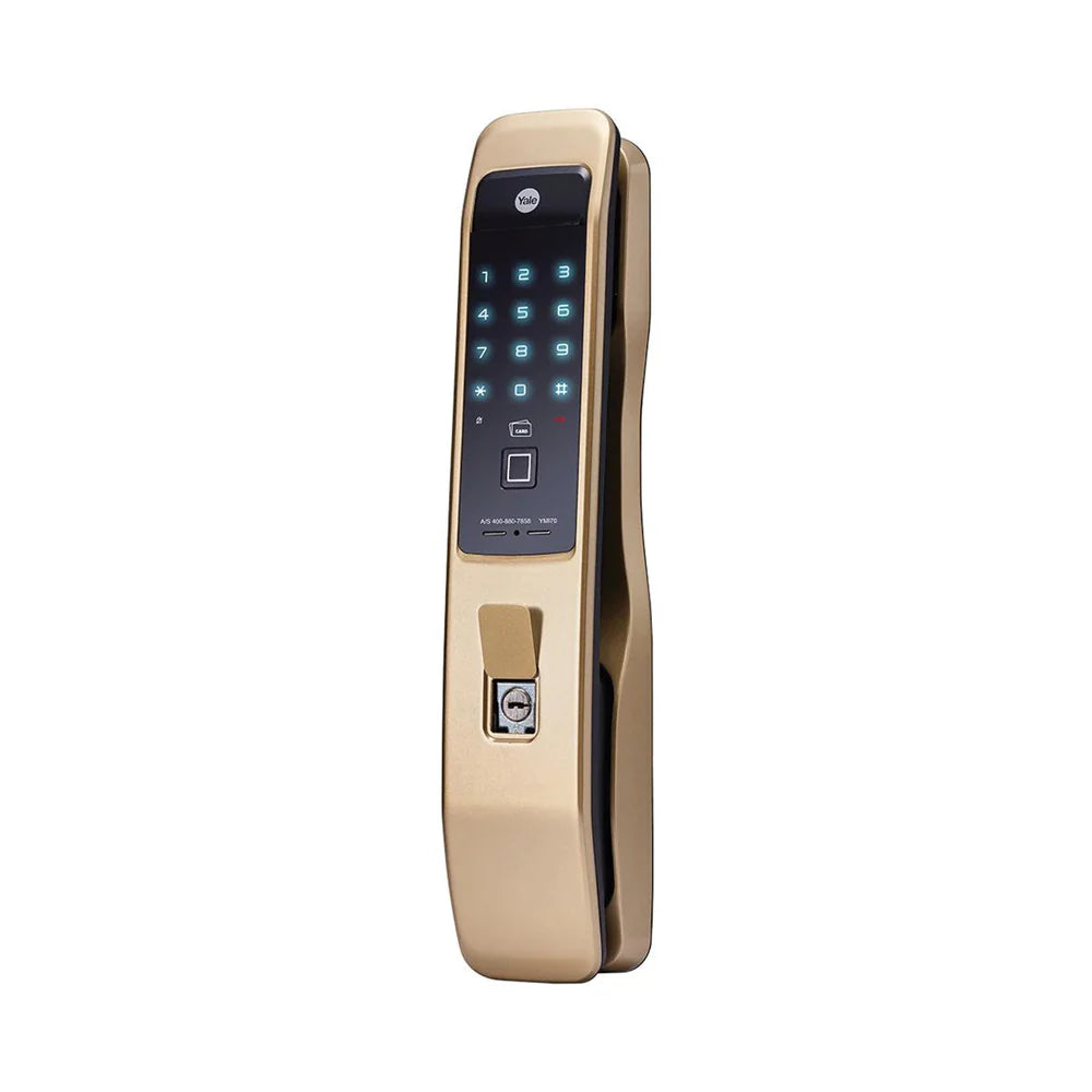 YMI 70 CG - A Series Push Pull Smart Lock (Red Gold)