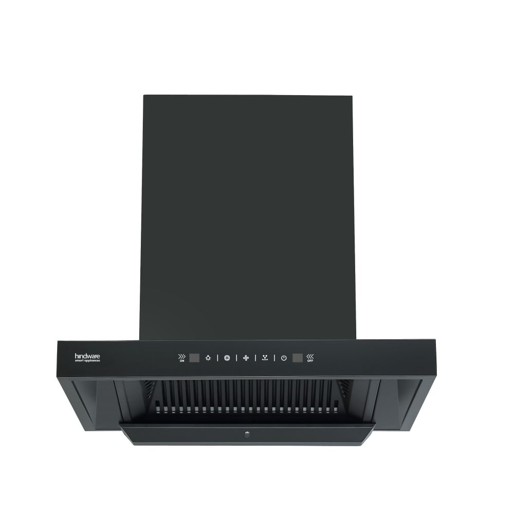 Alicia Neo Black 75cm Wall Mounted Chimney