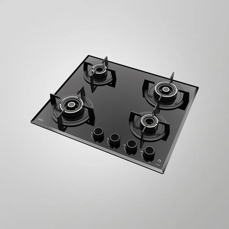 Brass Burners With Full FFD | 8 Mm Thick Tempered Glass With Beveled Edges