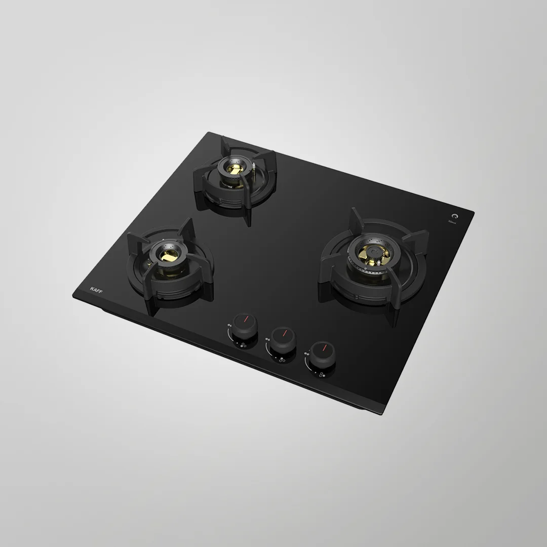 ASF 603 Tempered Glass with FFD Auto Electric Ignition BUILT IN HOBS