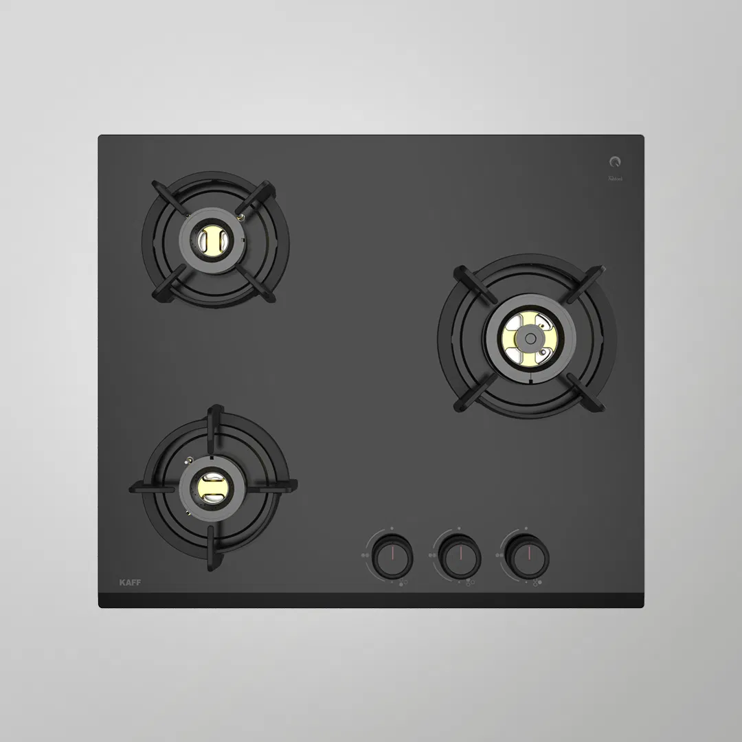 ASF 603 Tempered Glass with FFD Auto Electric Ignition BUILT IN HOBS