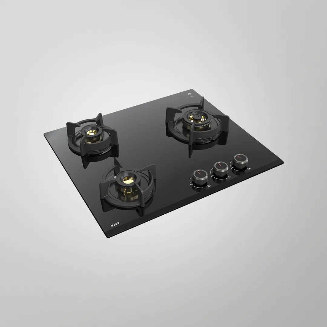 ASF 603 Tempered Glass with FFD Auto Electric Ignition BUILT IN HOBS