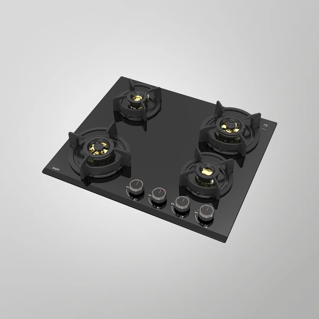 ASF 604 Tempered Glass with FFD Auto Electric Ignition BUILT IN HOBS