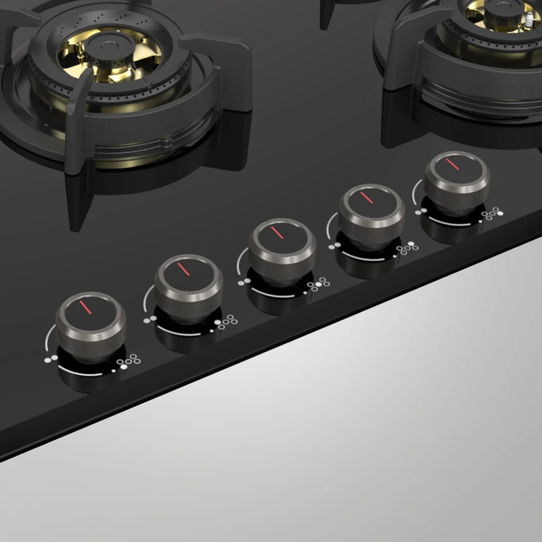 ASF 604 Tempered Glass with FFD Auto Electric Ignition BUILT IN HOBS