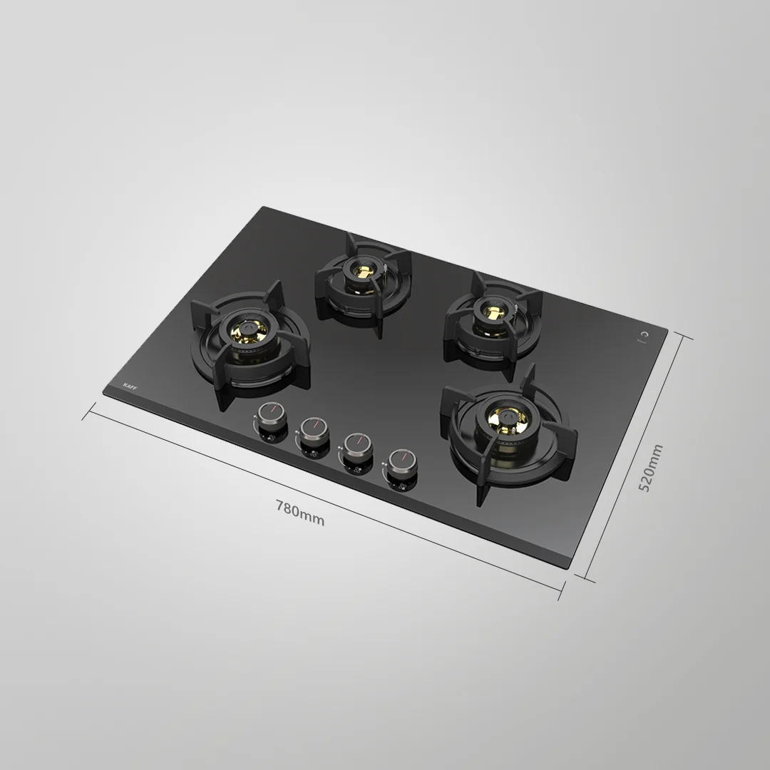 ASF 784 Tempered Glass WITH FFD AUTO ELECTRIC BUILT IN HOBS