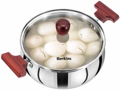 3 Litre Pot 3 L with Lid  (Stainless Steel