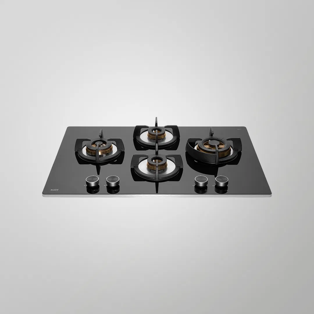 BLH 784X Built-In Hob | Auto Ignition | 4 Full Brass High-Efficiency Burners | Triple & Dual Ring Burners | Flame Failure Device