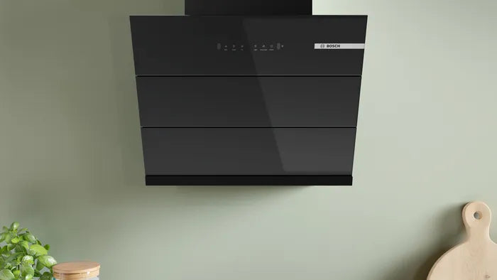 Series 4 60 cm Wall-Mounted Chimney Hood DWK68IJ60I – 1250 m³/h Suction, Auto Clean, Gesture Control, Oil Collector Filter