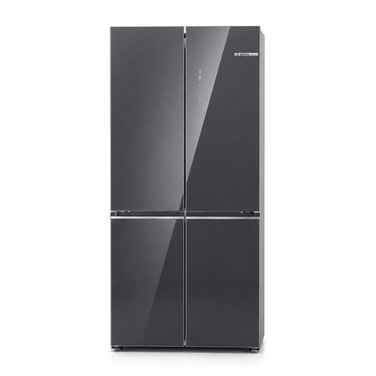 KCP88E292I 503L 4 Door Side by Side Refrigerator with Micro Freezer Drawer & Perfect Fit Design - Metallic Grey