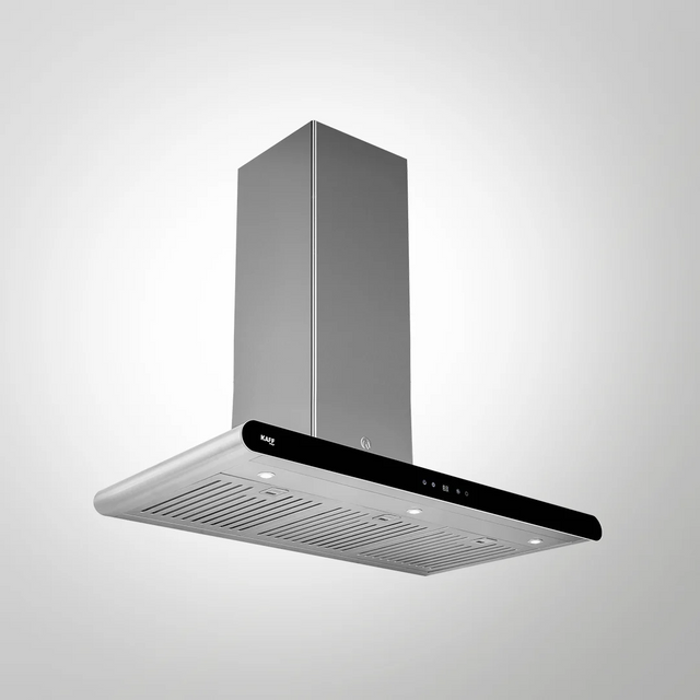 KAFF CANARY DHC BF 90 BL With SS Finish Auto Clean Wall Mounted Chimney