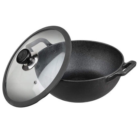 VINOD CAST IRON KADHAI 3.3 LITRE (LCIDK24)