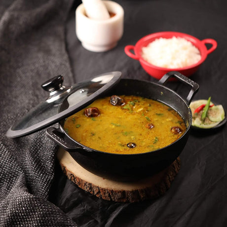 VINOD CAST IRON KADHAI 3.3 LITRE (LCIDK24)