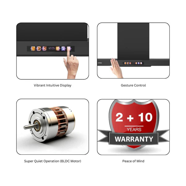 Wall Mounted Chimney TERESA T-75 BLDC 75 CM 534.84.502