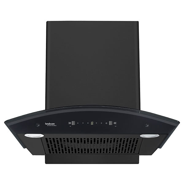 Hindware CHROMIA BLK RSN AC 60cm AUTO CLEAN CHIMNEY