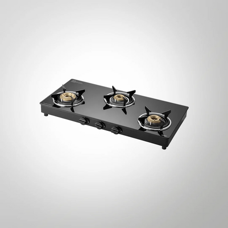 KAFF CTC773B Matte Black Finish With Black Toughened Glass Cooktop