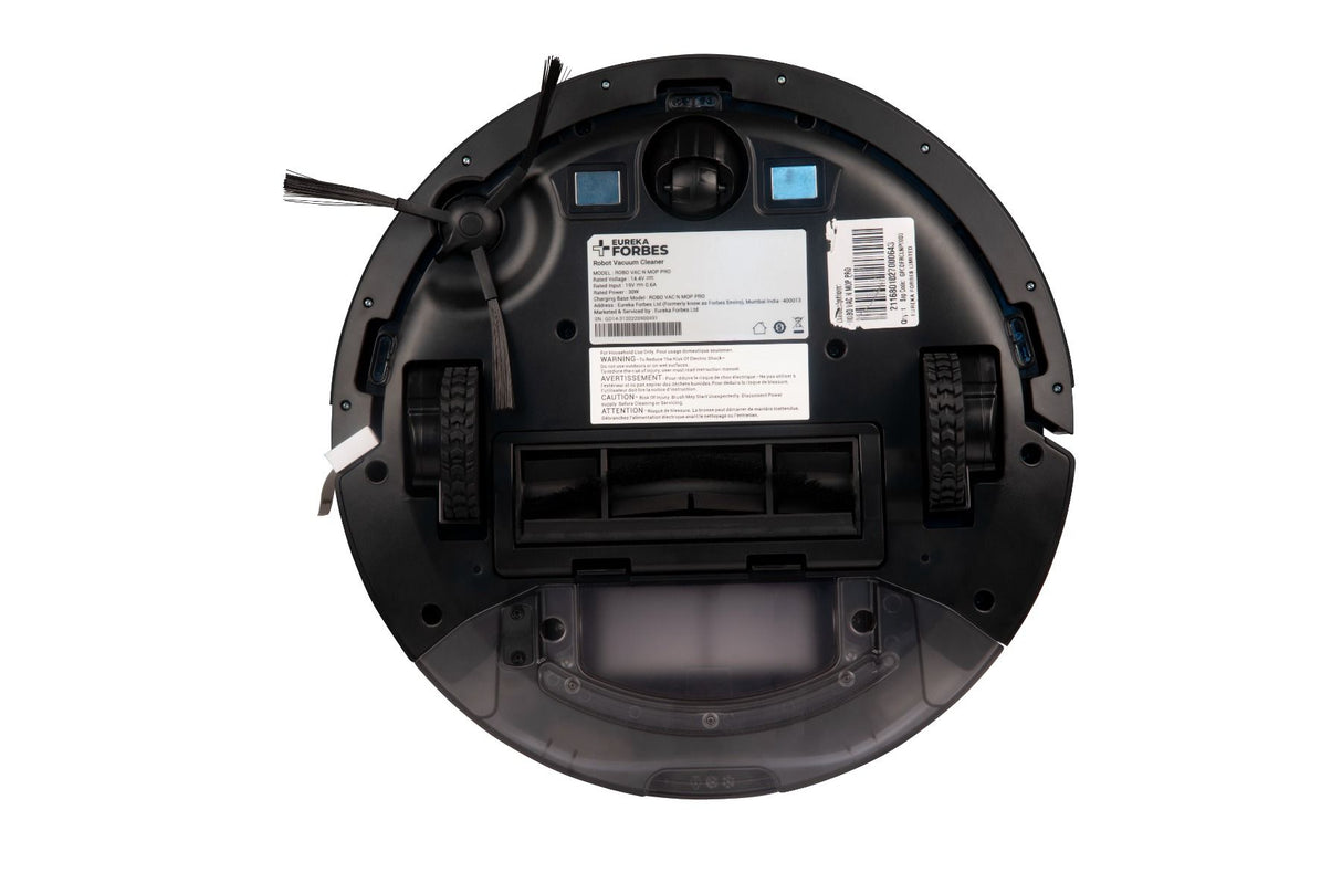 Robo Vac n Mop Pro Robotic Vacuum Cleaner & Mop with Wi-Fi Connectivity (Smart App Control, Black)