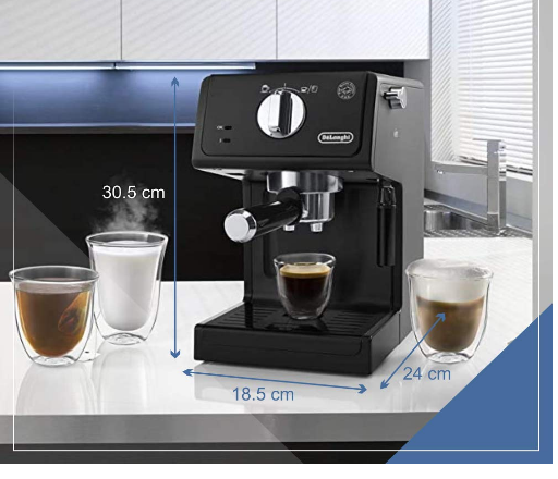 DE'LONGHI PUMP ESPRESSO COFFEE MAKER ECP31.21