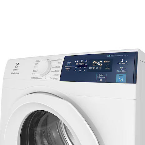 7.5kg UltimateCare 300 venting dryer EDV754H3WB