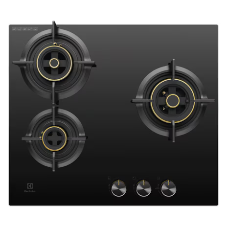 60cm UltimateTaste 300 3-Burner Built-in Gas Hob EHG6330BC