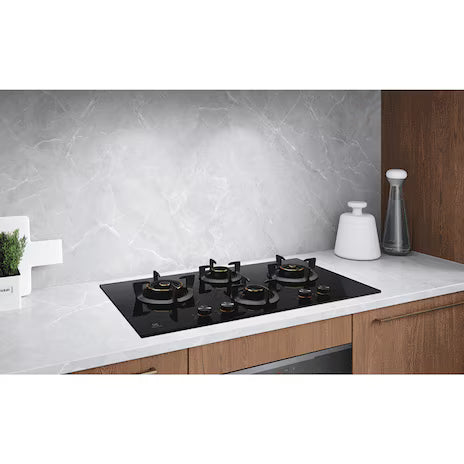 90 cm UltimateTaste 300 4-Burner Built-in Gas Hob EHG9430BCD
