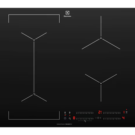 60cm UltimateTaste 700 4-Burner Built-In Induction Hob EHI645BE