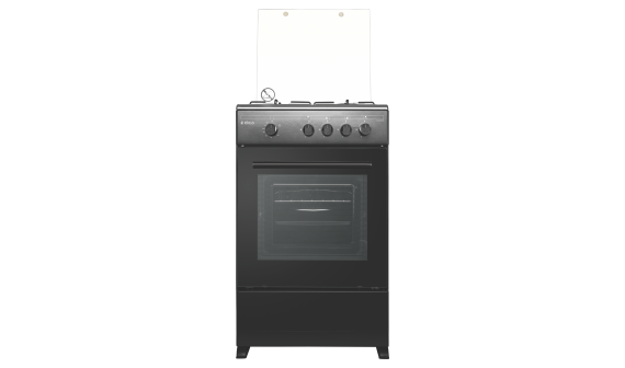 F3402 NGRB-BK Free Standing Cooking Range with 4 Burners & 52L Gas Oven