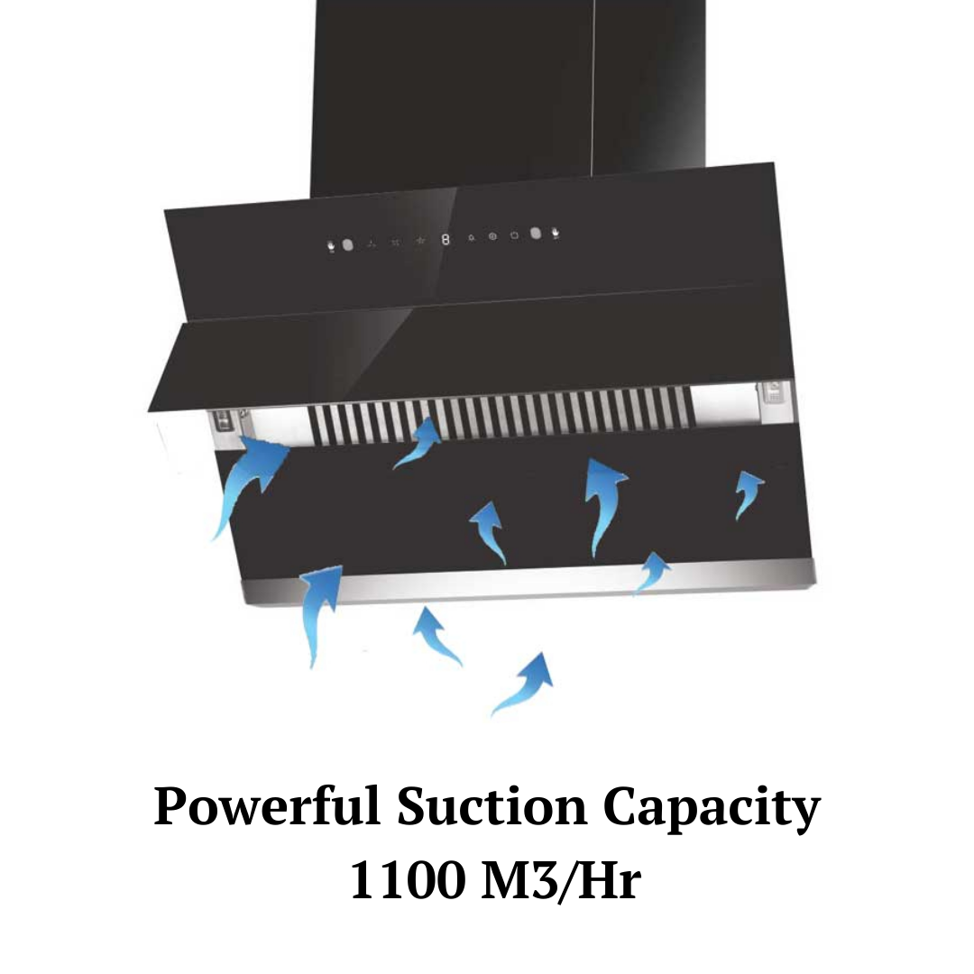 ELICA CHIMNEY FILTERLESS WITH HAC CHIMNEY EFL-S601 HAC VMS