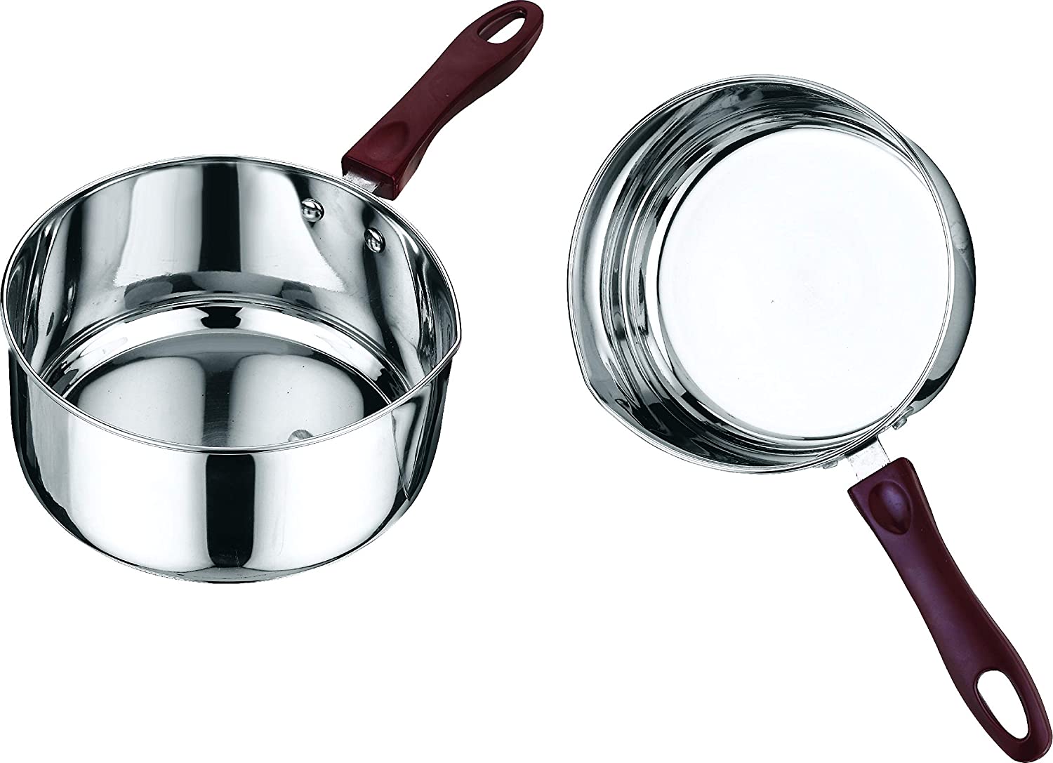 Vinod Induction Friendly 2pc Milkpan Set 1Ltr & 1.6Ltr