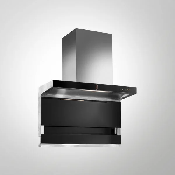 FALMARC DHC 90-A Kitchen Chimney | 1480 m³/h Suction | Filter-Less + Dry Heat Auto Clean Technology
