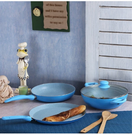 Wonderchef French Blossom Set-Blue
