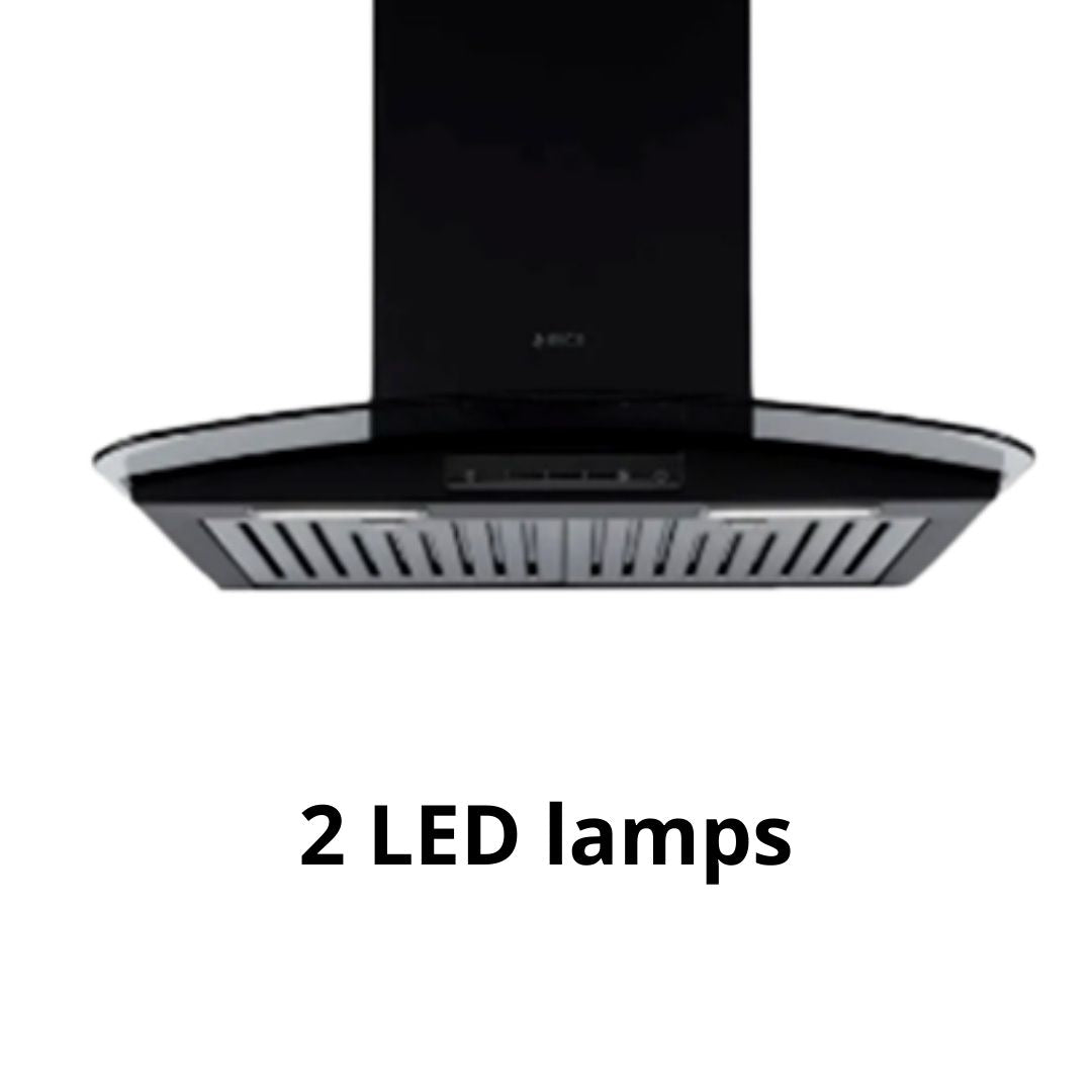 ELICA GLACE TF TRIM ETB PLUS LTW 60 NERO T4V LED