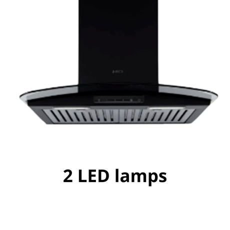 ELICA GLACE TF TRIM ETB PLUS LTW 60 NERO T4V LED