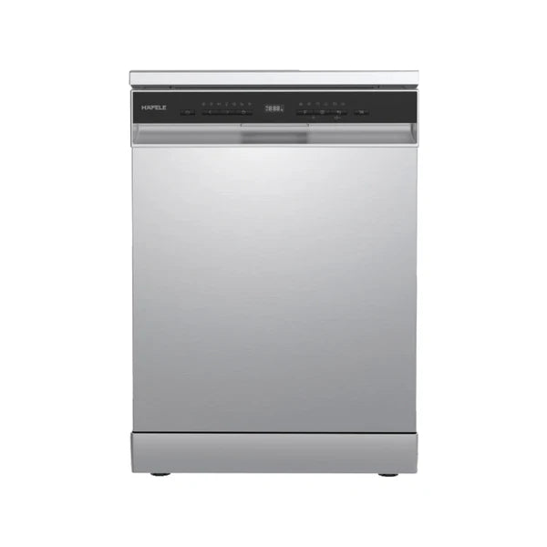 AQUA CHROME 15 Place Settings Free-Standing Dishwasher with Auto Open Door & 8 Wash Programs 535.29.680