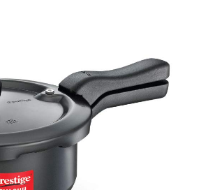Prestige Svachh 3.5 Litre Pressure Cooker with Hard Anodized Body 20225 ( Black)