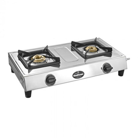 Buy Sunflame Stainless Steel Style 2 Burner Gas Stove at the lowest price in India at Apnidukaan.com, Save UPTO 50% Off, All India Free Shipping, Click here to see all of our exclusive deals.