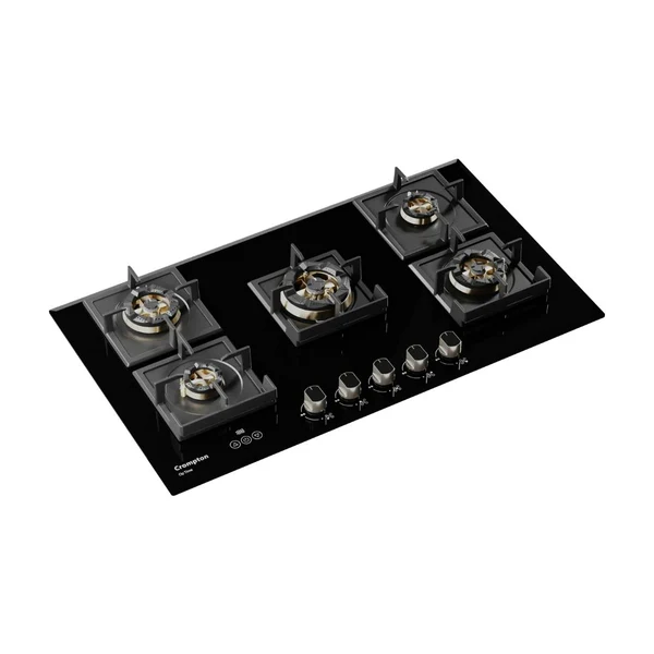 Crompton HOB-OPFBTI900-MBL-Built-InGasHob 5 Burner Hob Optime Series 90 cm