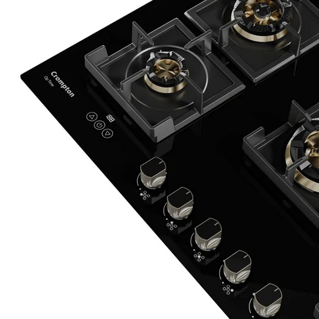 Crompton HOB-OPFBTI900-MBL-Built-InGasHob 5 Burner Hob Optime Series 90 cm