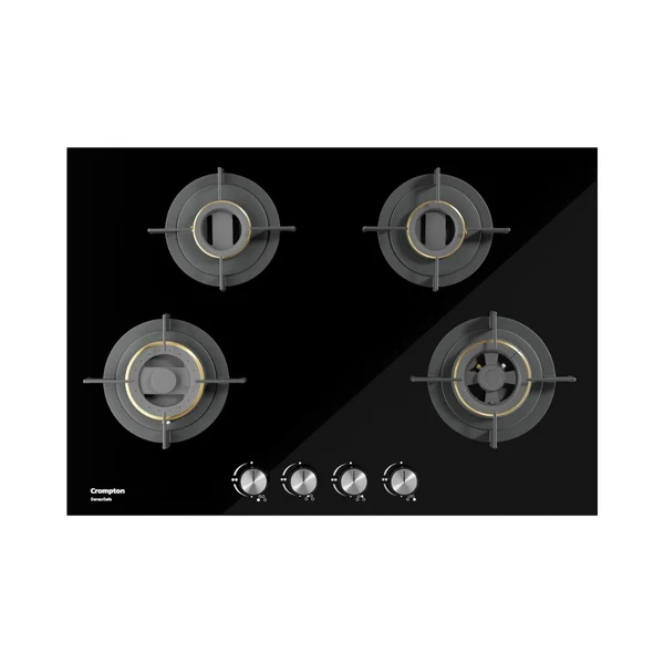 Crompton 82cm 4 Burner Hob Sensosafe HOB-SSDC824-MBL-Built-In Gas Hob
