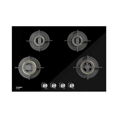 Crompton 82cm 4 Burner Hob Sensosafe HOB-SSDC824-MBL-Built-In Gas Hob