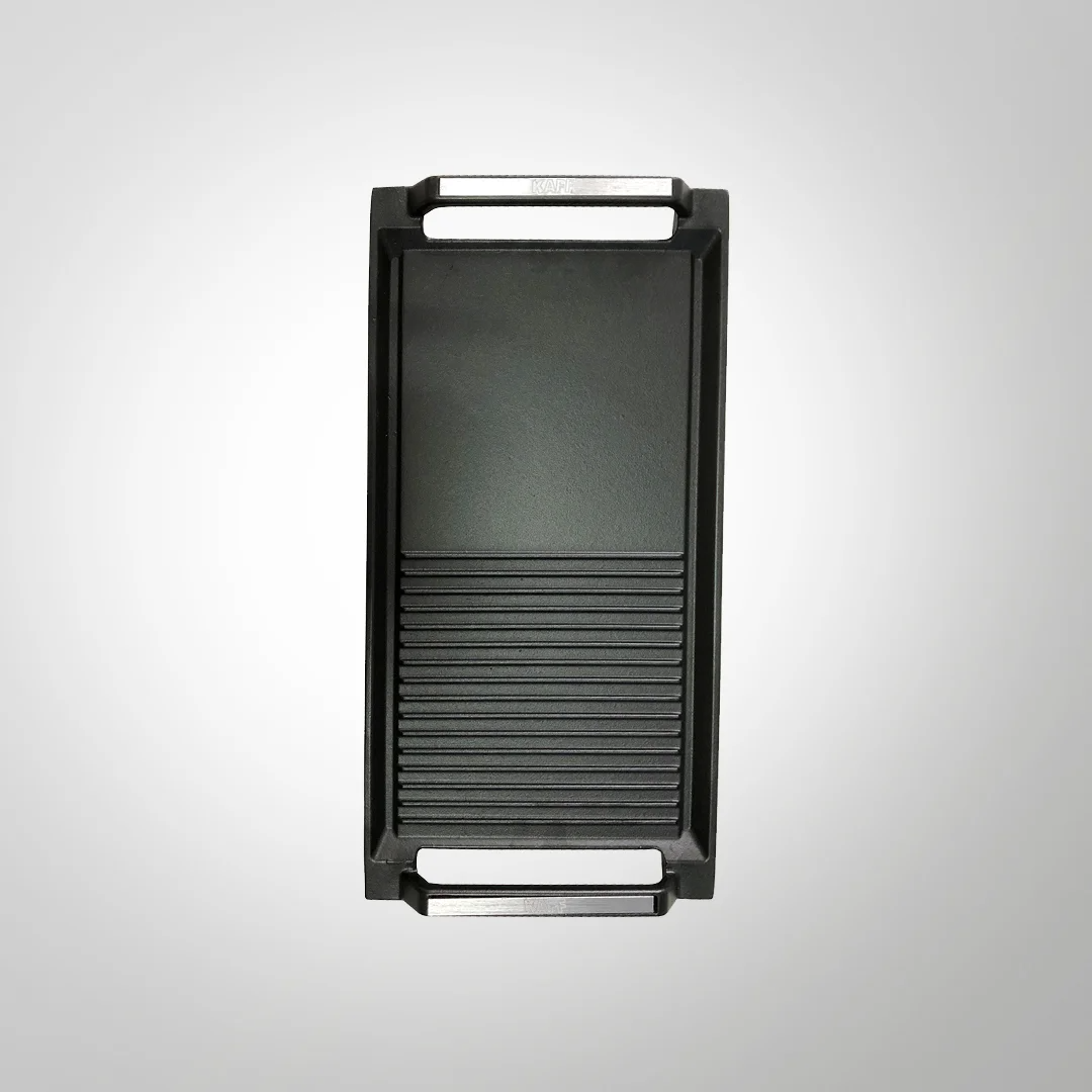 INDHP-BBQ – Cast Iron BBQ Grill Pan for Induction Hobs, Pre-Seasoned