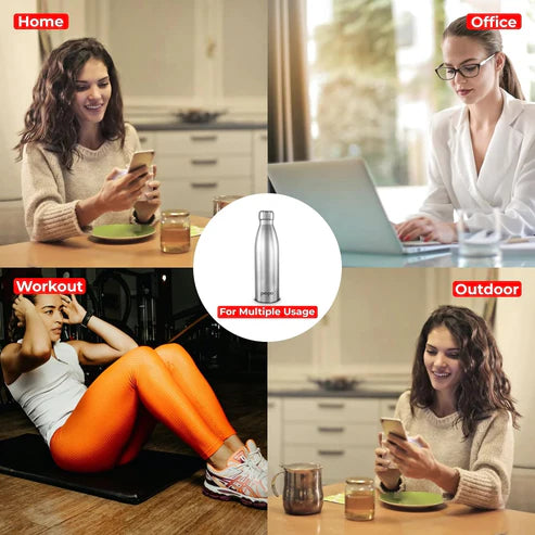 Pexpo Genro SS Water Bottle 700 ml Silver